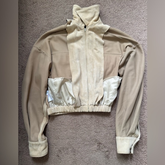 Tan Bomber Jacket - Picture 4 of 10